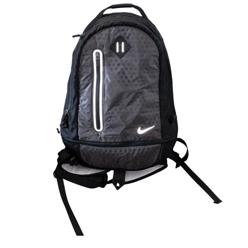 Nike Cheyenne Vapor Running Backpack Aerospan Black Rain Cover Hiking Camping